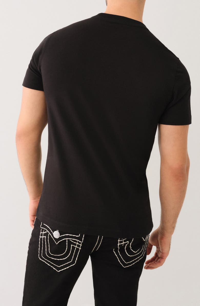 True Religion Embossed Arch Cotton Graphic T-Shirt, Alternate, color, 
