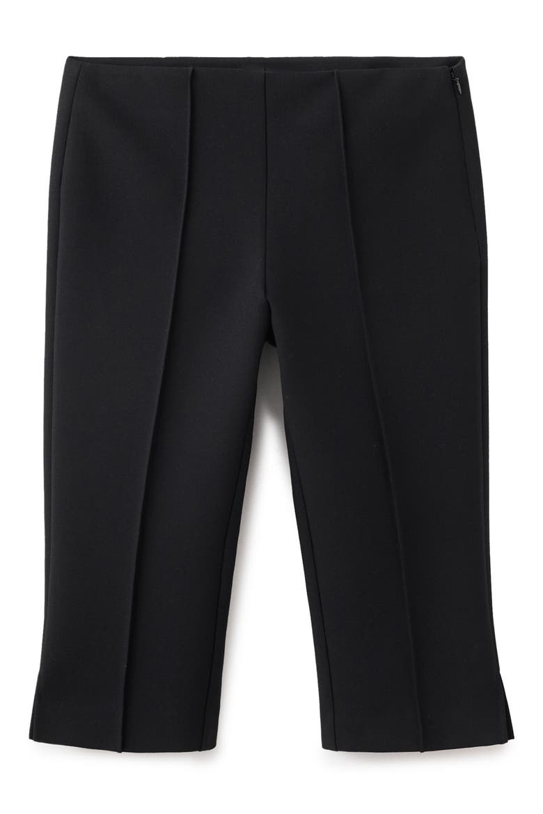 Biker Crop Leggings, Alternate, color, BLACK