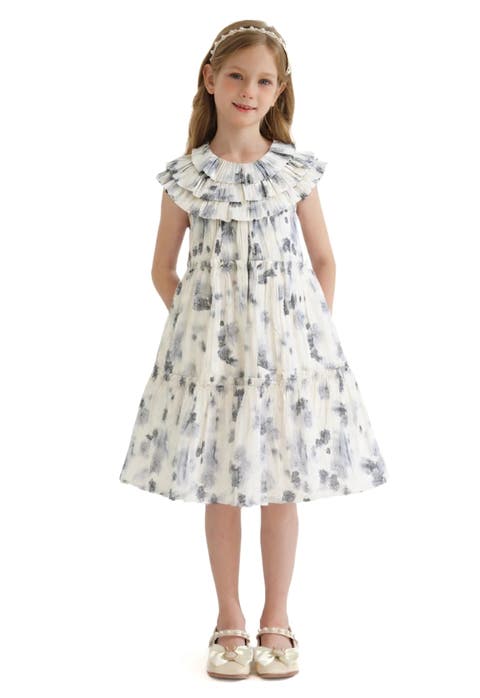 Floral Short Sleeve Dress (Toddler, Little Kid & Big Kid)