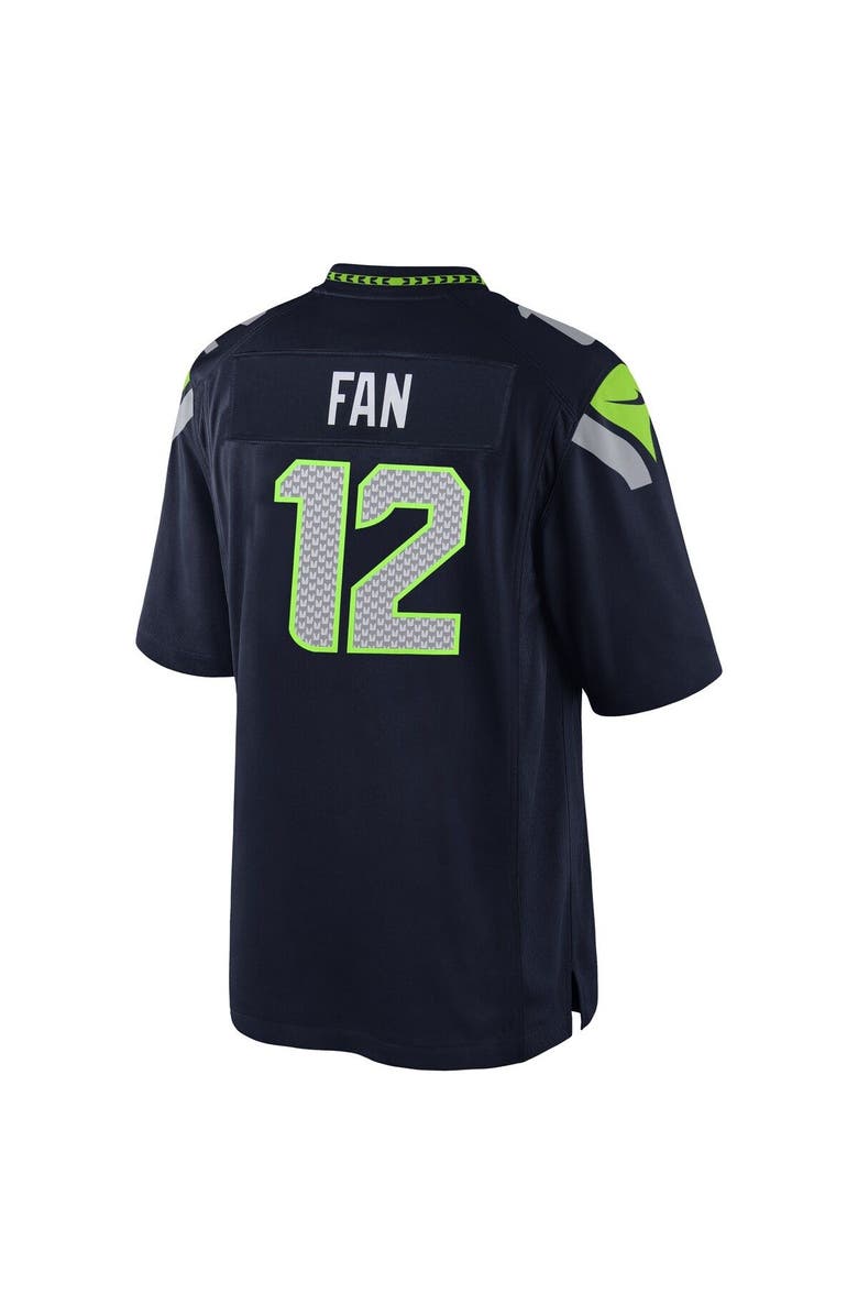 Nike Youth Nike 12s Navy Seattle Seahawks Game Jersey, Alternate, color, 