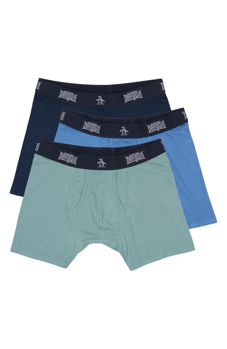 Original Penguin Men's 6-Pack Stretch Cotton Boxer Trunks - Multicolored Underwear Gift Set