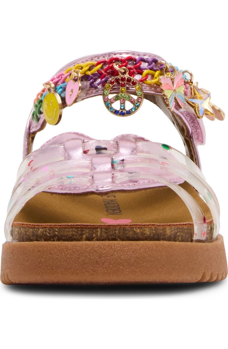 Steve Madden Kids' Comet Sandal, Alternate, color, Pink/ Clear Multi