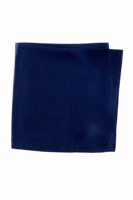 NORDSTROM RACK Solid Silk Blend Pocket Square