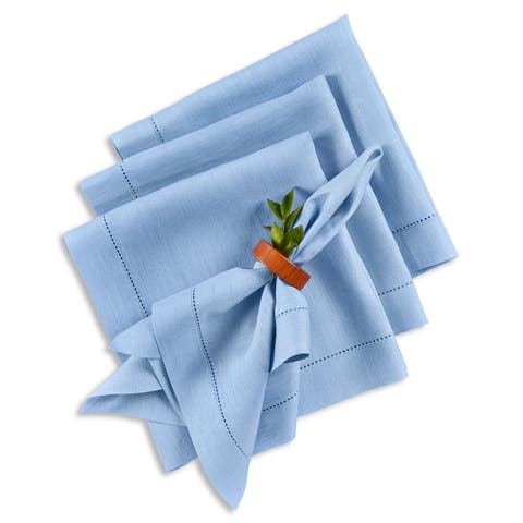 Linen Dinner Napkins - Classic Hemstitch