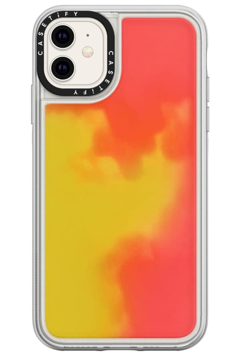 Neon Sand iPhone 11/11 Pro Max Case, Main, color, FLAME