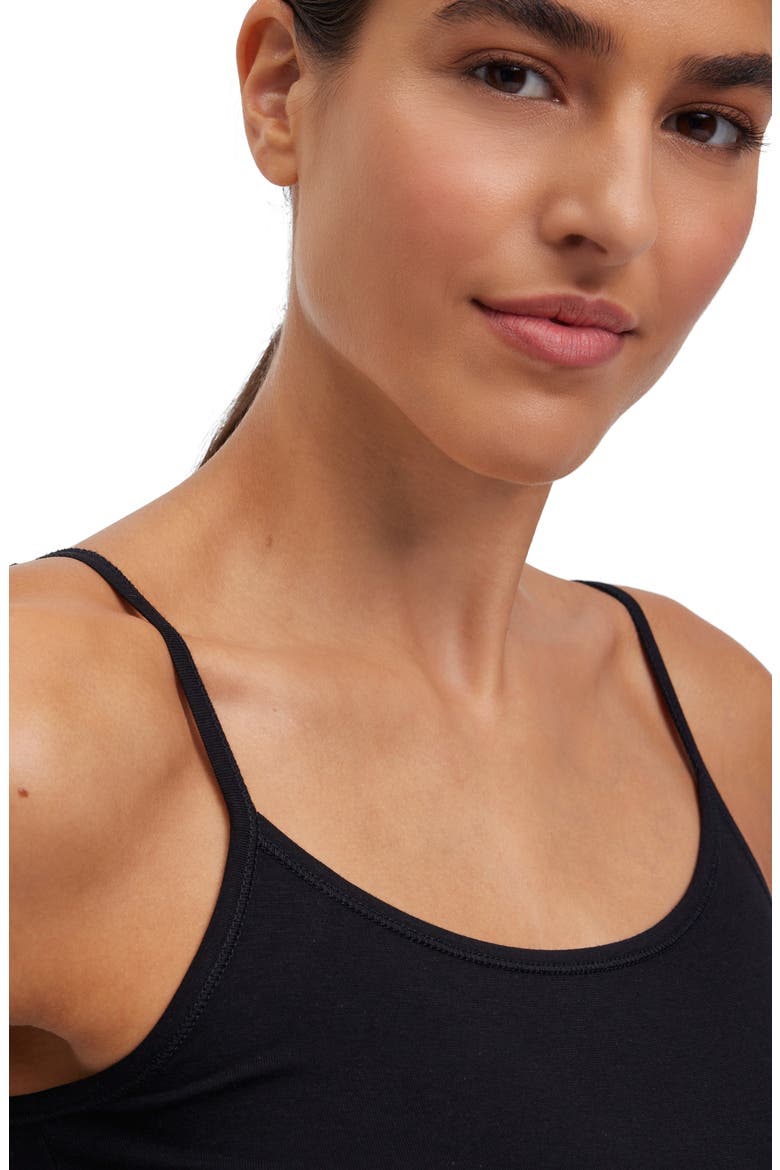Daily Climate Cotton Blend Camisole, Alternate, color, BLACK