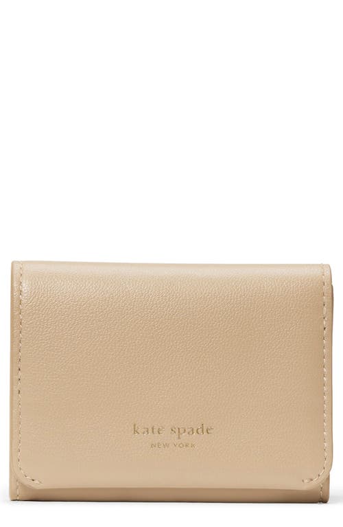 Kate Spade New York Grace Leather Card Case In Brown