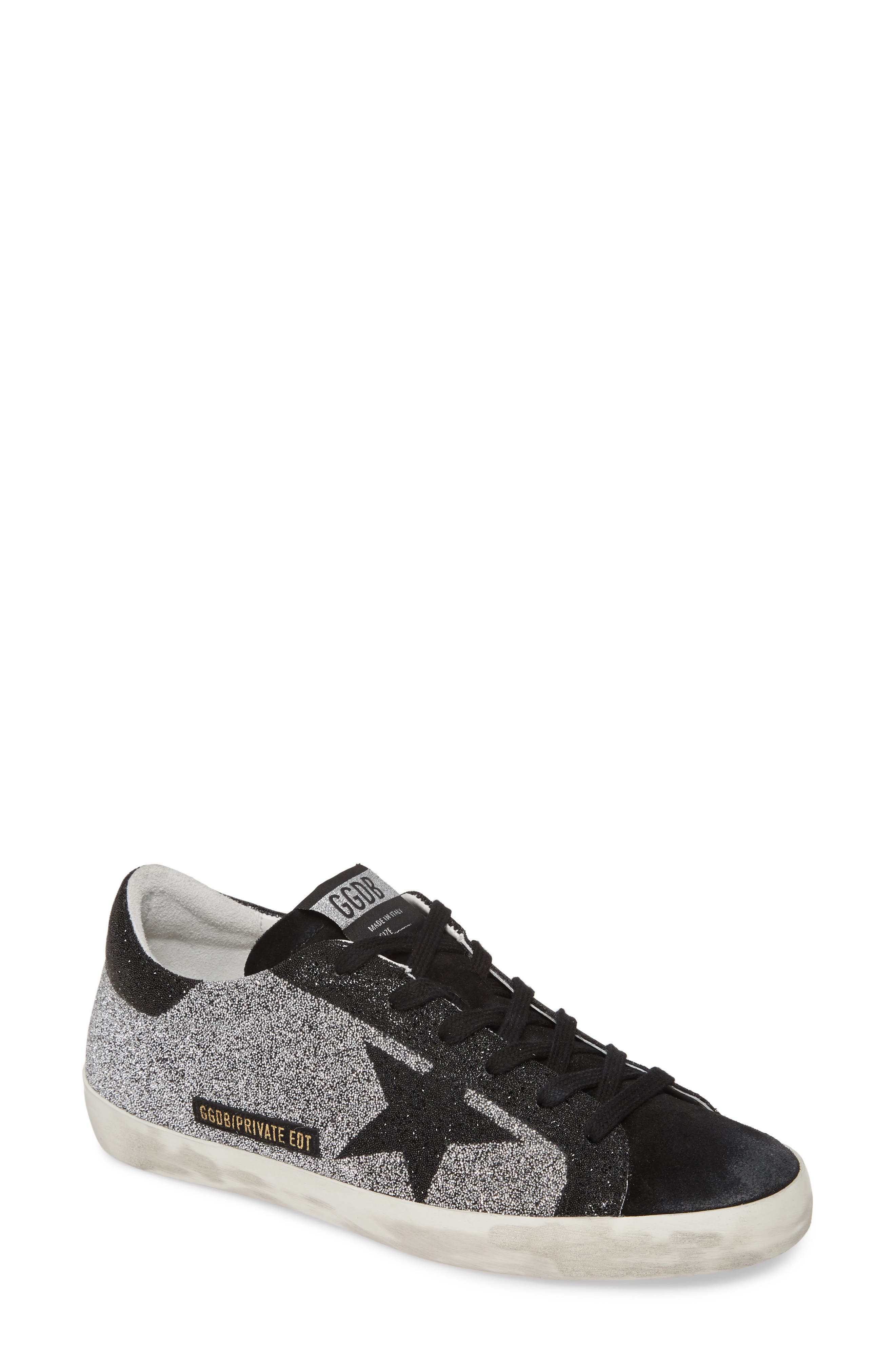 Golden Goose Superstar Swarovski Crystal Embellished Sneaker, Main, color, 