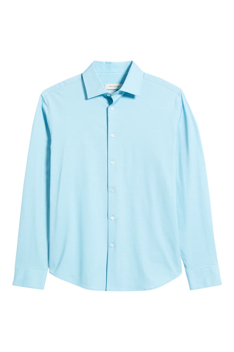Jimmy OoohCotton® Herringbone Button-Up Shirt, Alternate, color, TURQUOISE