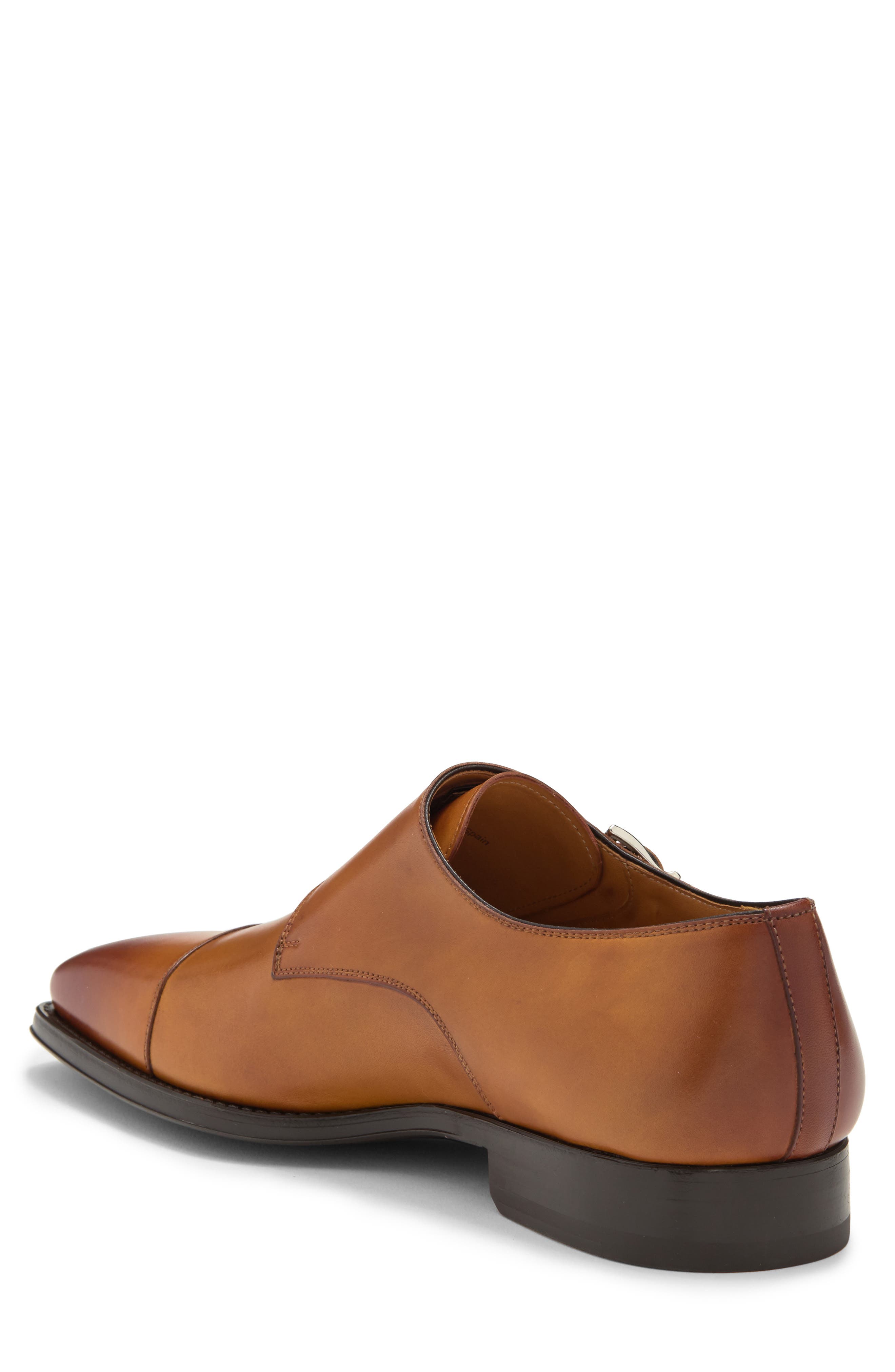 Magnanni Benetiez II Double Monk Strap Loafer - Wide Width Available, Alternate, color, Cuero