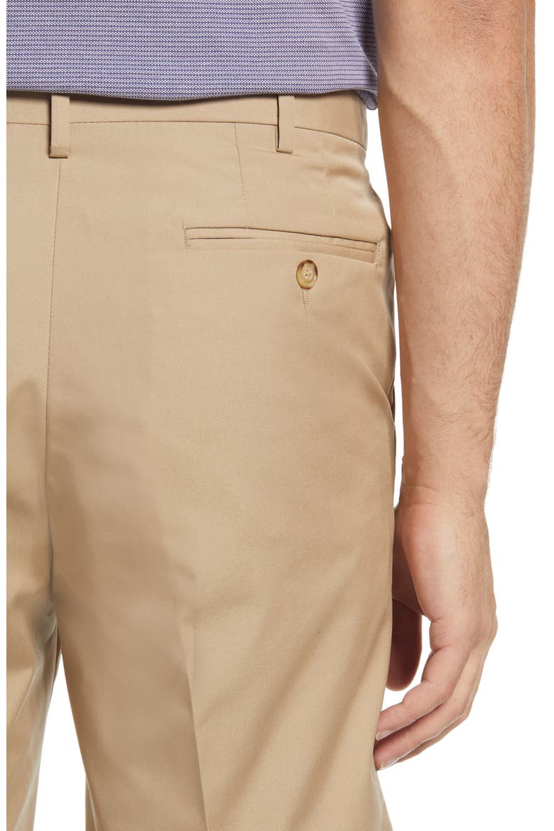 Prime Flat Front Poplin Shorts, Alternate, color, TAN