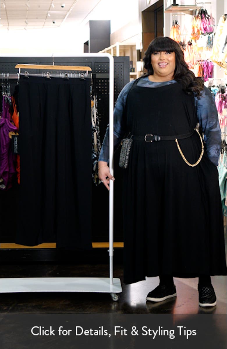 Pintuck Pull-On Straight Leg Pants, sales video thumbnail