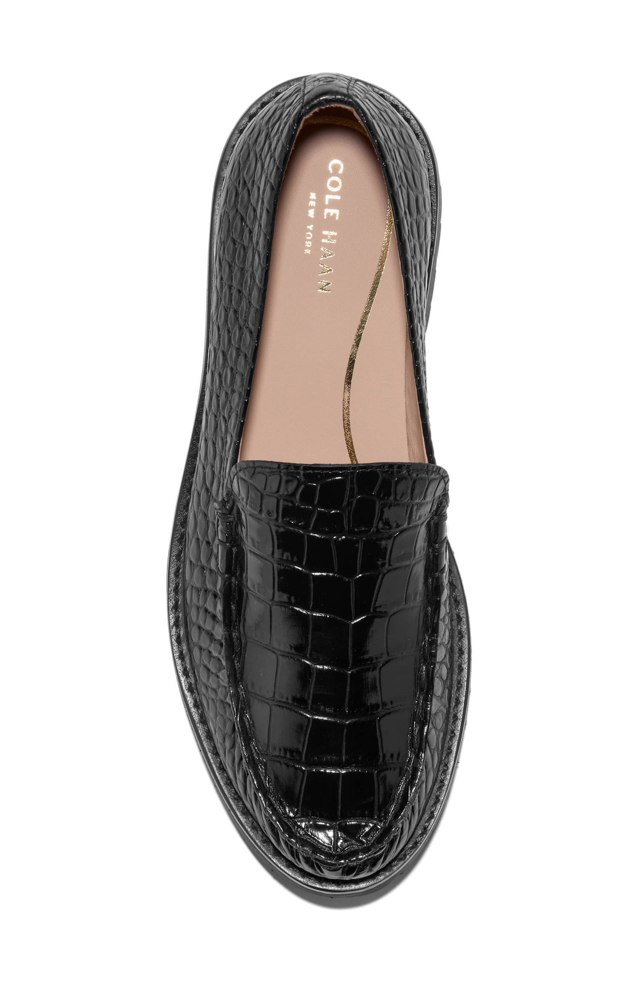 Женские туфли Cole Haan Thelle Croc Embossed Loafer — фото 6