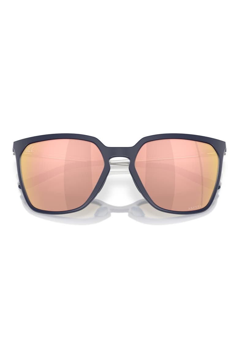 Mikaela Shiffrin Signature Series Sielo SQ 57mm Square Sunglasses, Alternate, color, NAVY