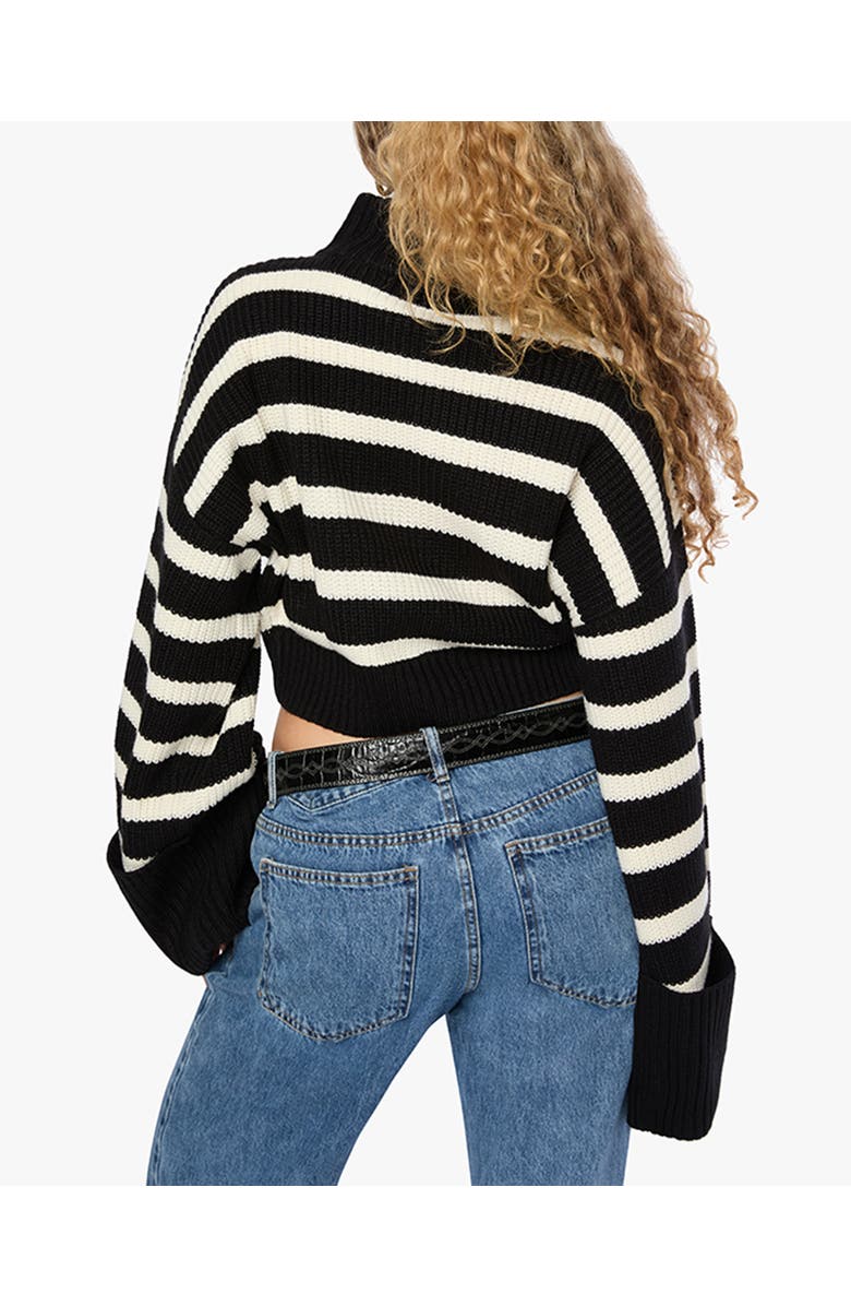 WeWoreWhat Cropped Turtle Neck Sweater, Alternate, color, 
