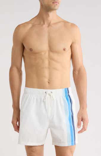 Vintage Summer Poolside Stretch Volley Swim Trunks
