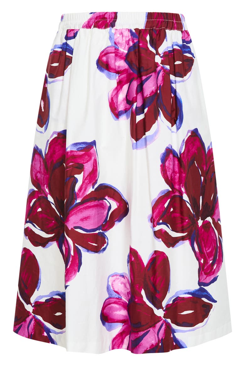 Floral Print Maxi Skirt, Alternate, color, VIOLET BLOOM