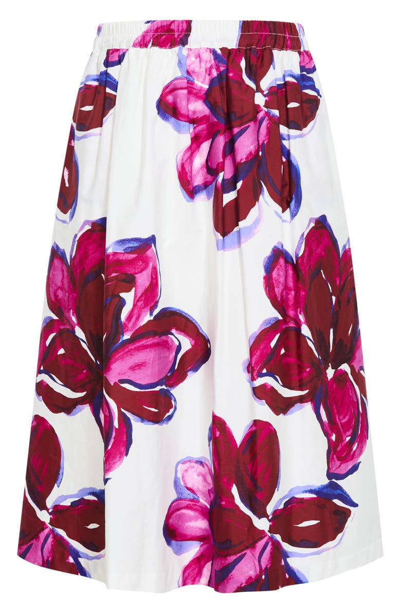 City Chic Floral Print Maxi Skirt, Alternate, color, 