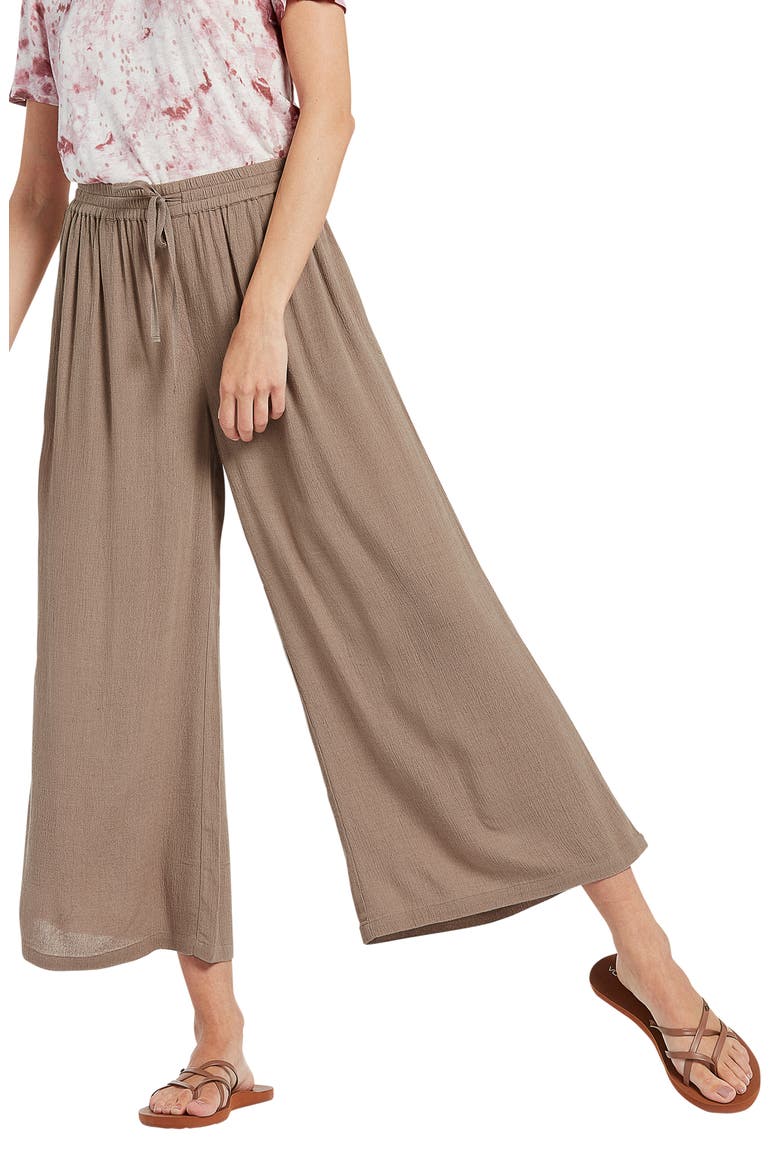 Morning Stone Wide Leg Pants, Alternate, color, STONE