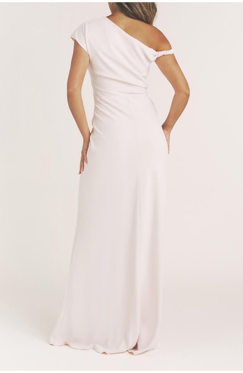 Six Stories Robyn Asymmetrical Twist Maxi Dress, Alternate, color, Pale Pink