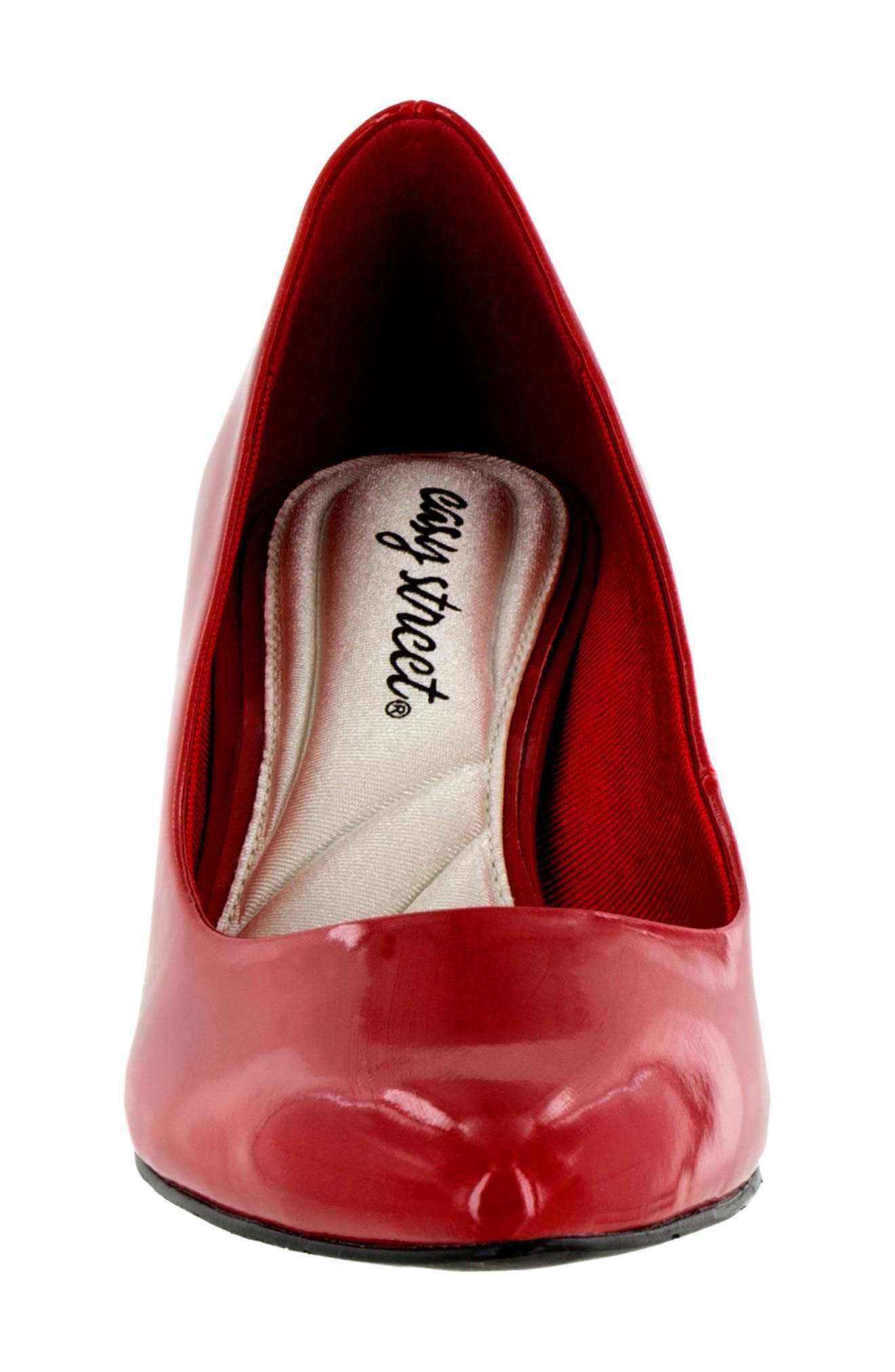 Pointe Pointed Toe Patent Pump - Multiple Widths Available, Alternate, color, RED PATENT