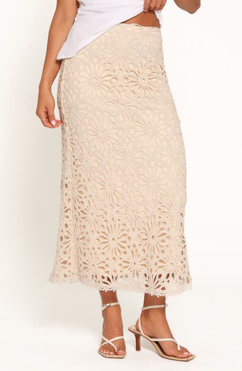 Vesela Crochet Maxi Skirt