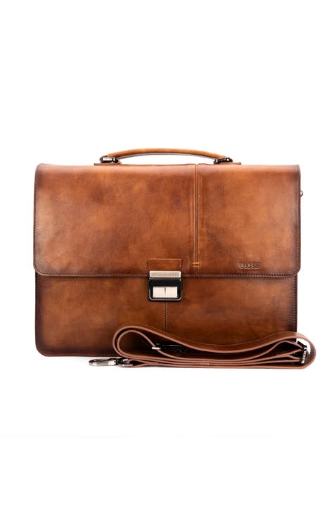 Aperto Leather Laptop Bag for Men