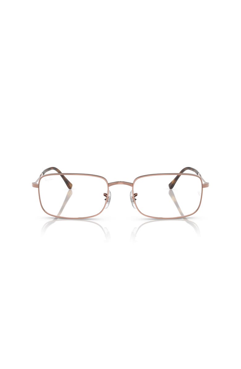 Ray-Ban 54mm Irregular optical glasses, Alternate, color, Copper