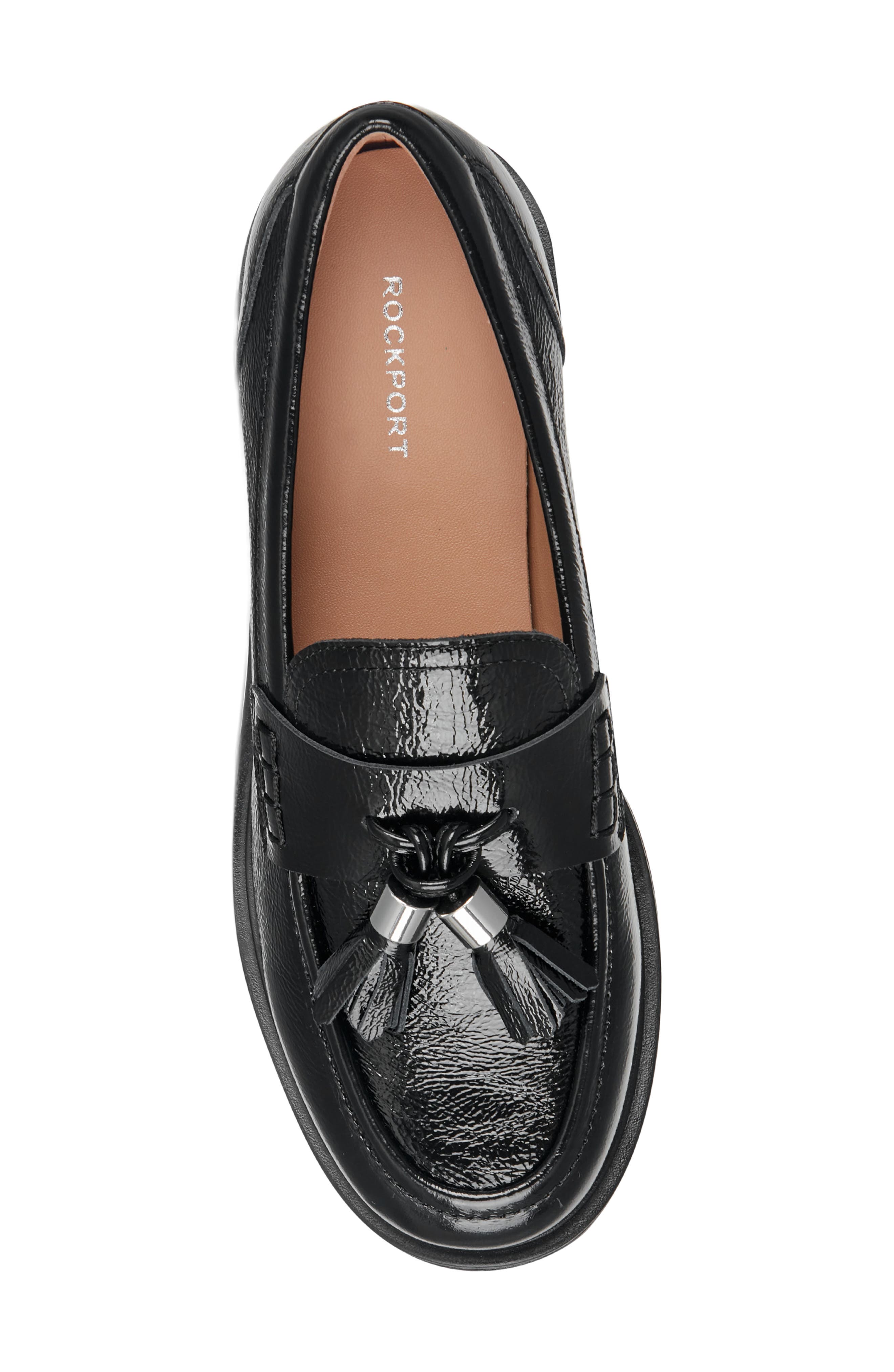 Janesa Leather Loafer, Alternate, color, BLACK LEATHER
