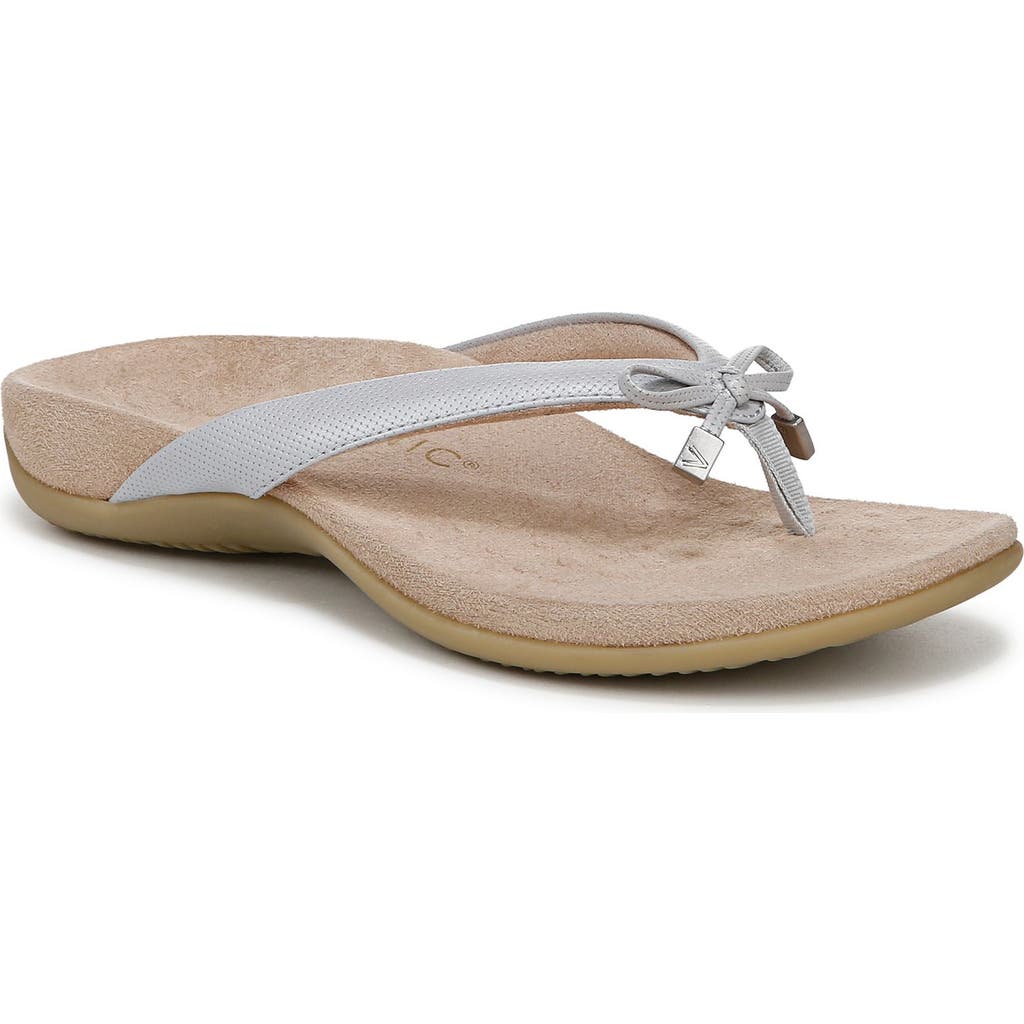 Vionic Bella Ii Flip Flop In Vapor Grey