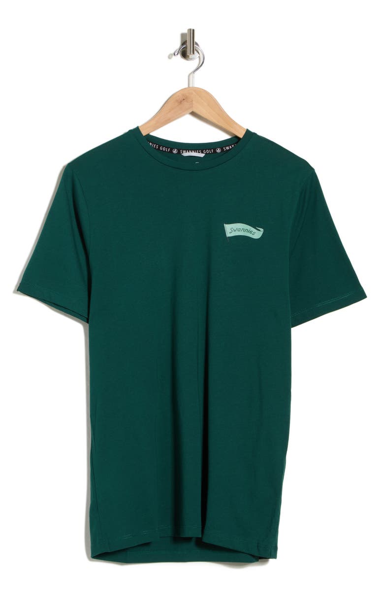 Swannies Gopher T-Shirt, Main, color, Forest Green