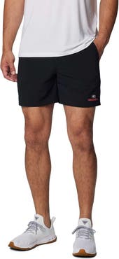 Columbia Men's Columbia Black Georgia Bulldogs PFG Terminal Roamer™ Omni-Shade™ Stretch Shorts