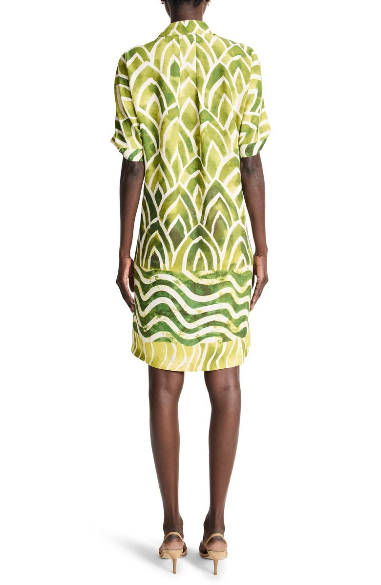 NIC+ZOE Abstract Print Shift Dress, Alternate, color, 