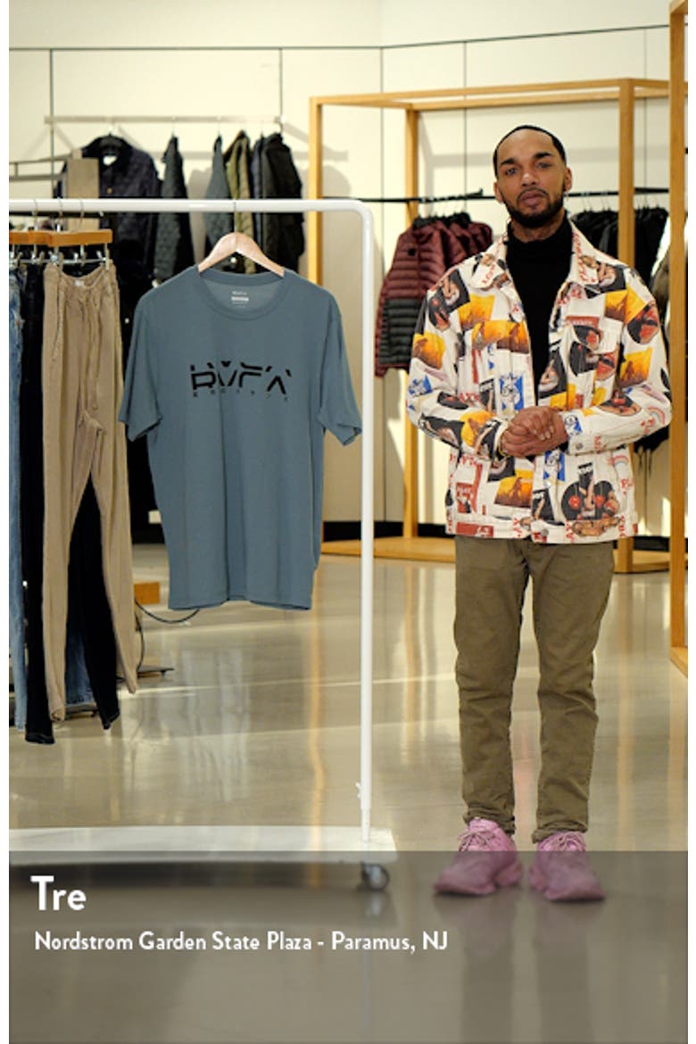 Big RVCA Section Performance Graphic T-Shirt video