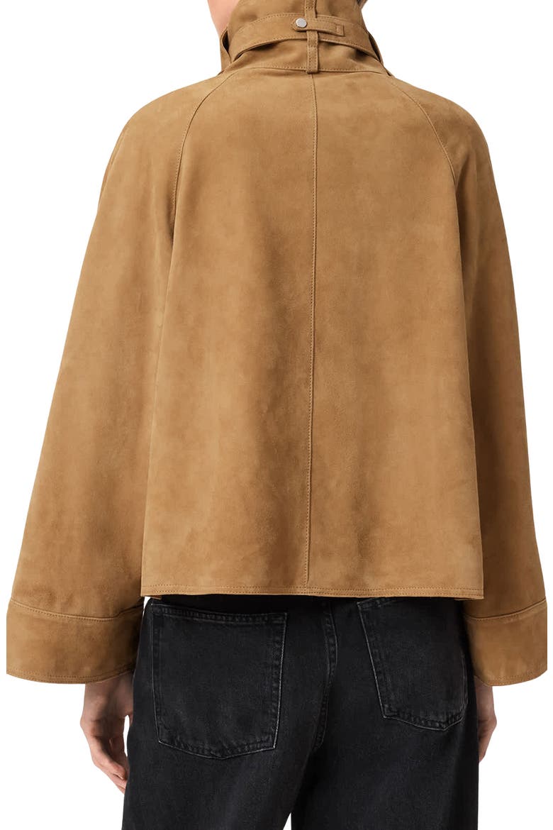 Rhodes Suede Jacket, Alternate, color, CAMEL BROWN