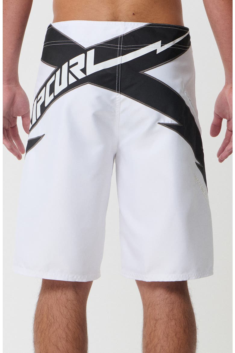 Icons of Surf Board Shorts, Alternate, color, WHITE/ BLACK