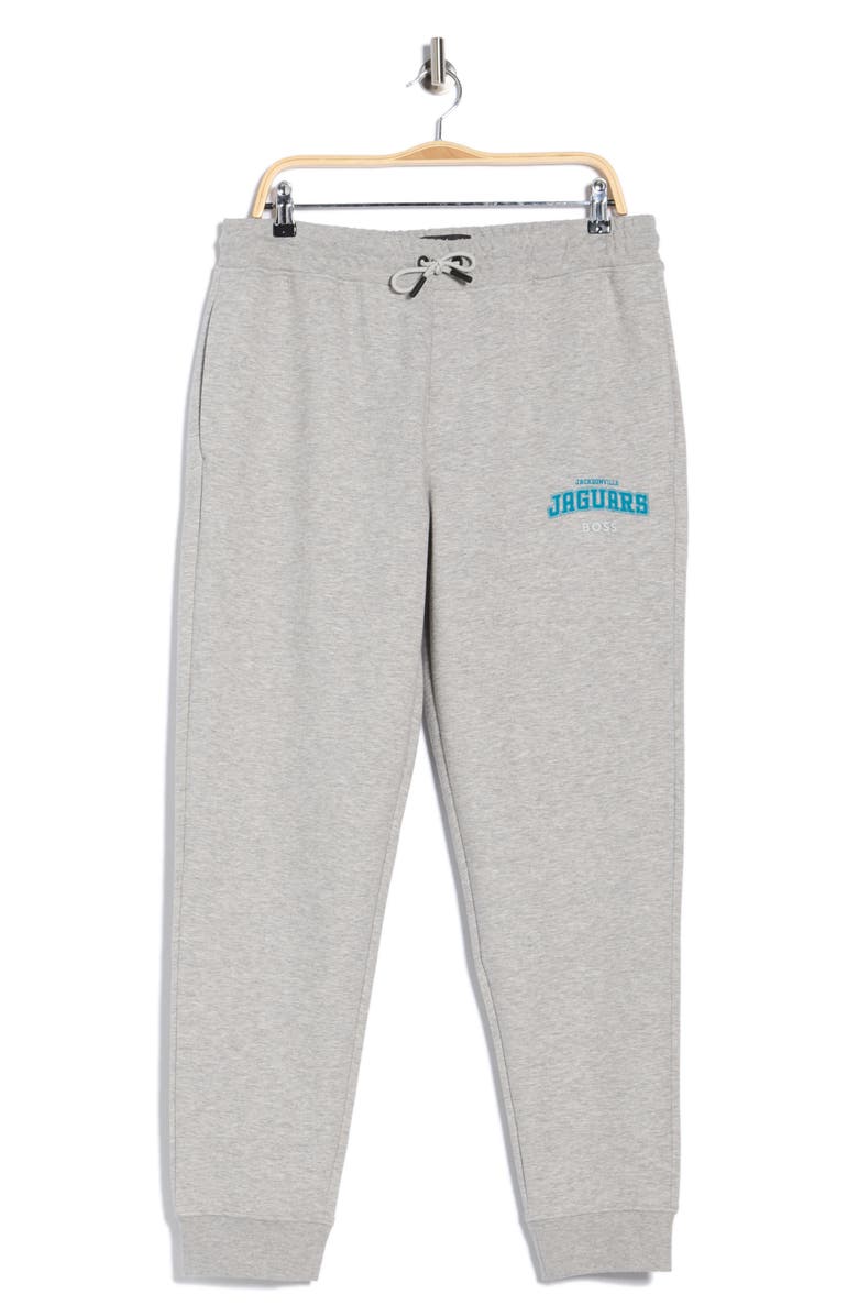 BOSS Sanders NFL Jacksonville Jaguars Joggers, Main, color, Light/ Pastel Grey