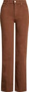 MOTHER The Kick It High Waist Straight Leg Jeans