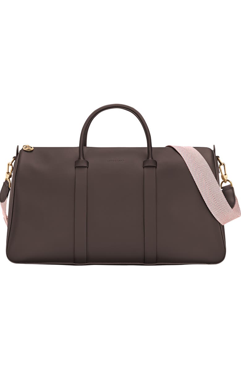Longchamp Daylong Chevron XL Travel Messenger Bag, Main, color, Mocha