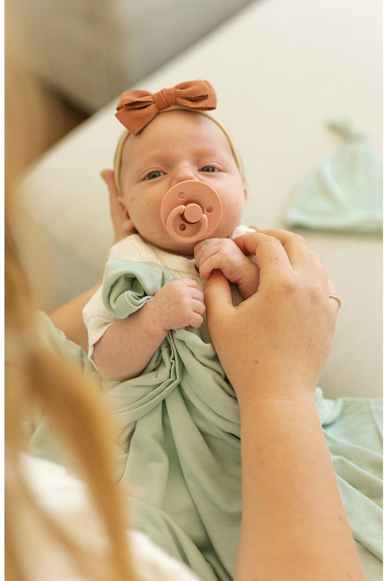 Stretch Knit Swaddle, Alternate, color, SAGE