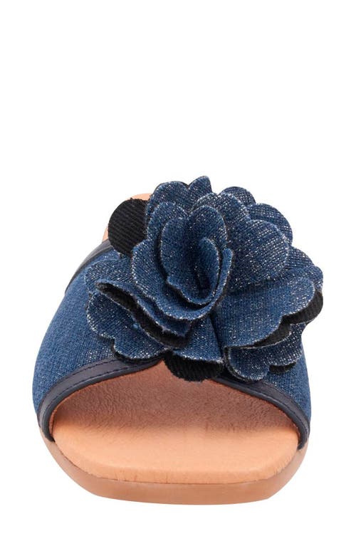 Andre Assous André Assous Kiky Slide Sandal In Navy