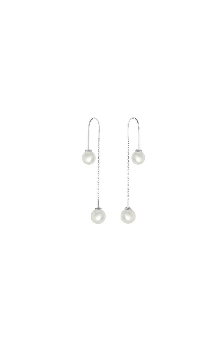 Lucy Quartermaine Double Pearl Earrings, Main, color, 