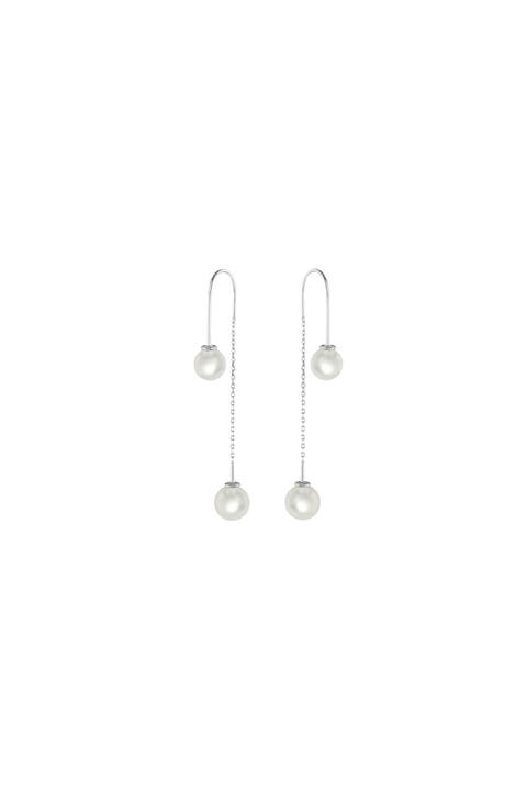 Double Pearl Earrings