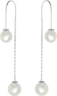 Lucy Quartermaine Double Pearl Earrings