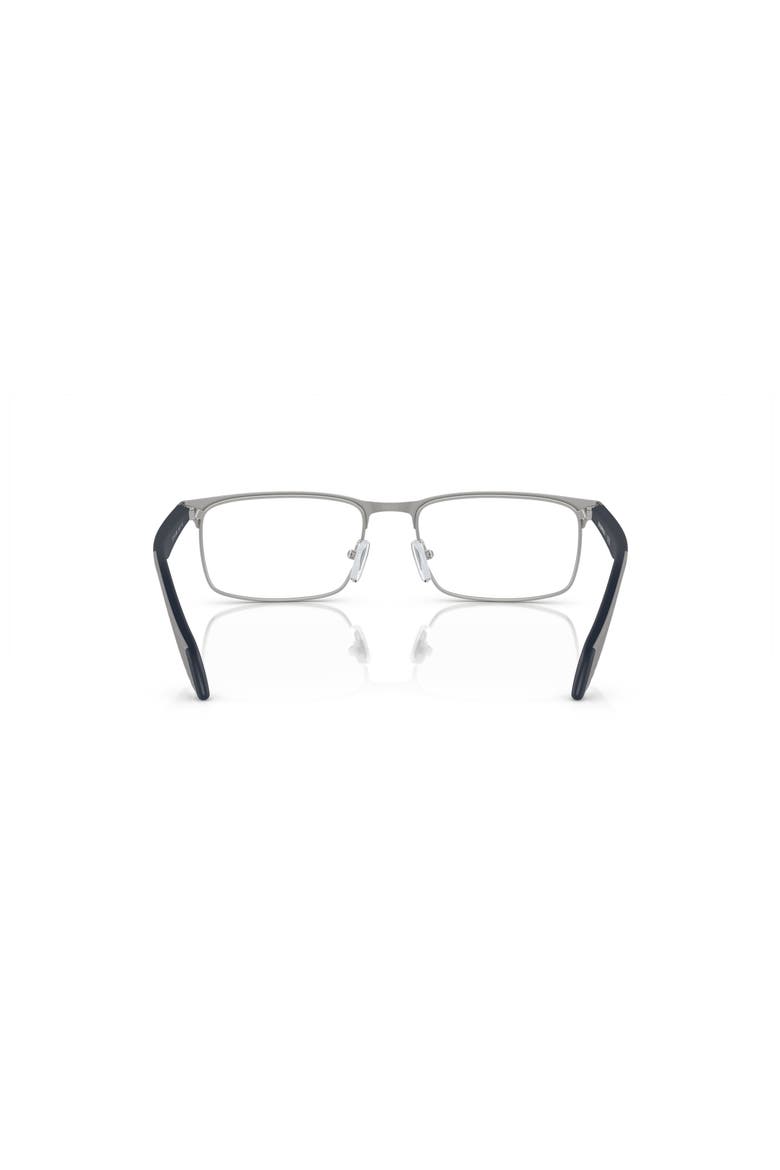 56mm Rectangle optical glasses, Alternate, color, Silver