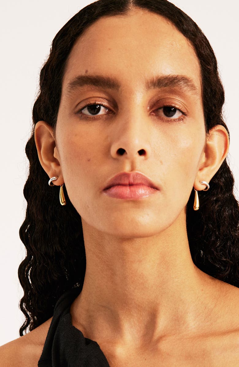 Kloto Moment Ear Jackets, Alternate, color, Silver/Gold