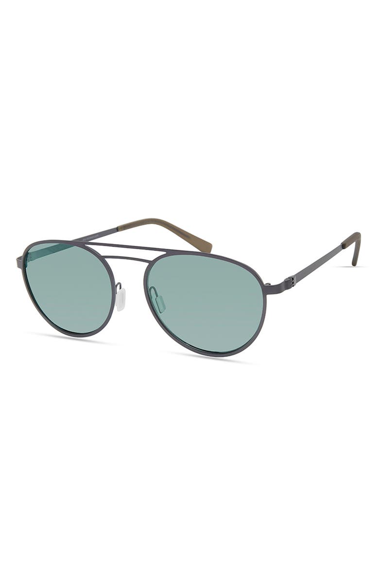 Eco Aviator Sunglasses, Alternate, color, Gunmetal