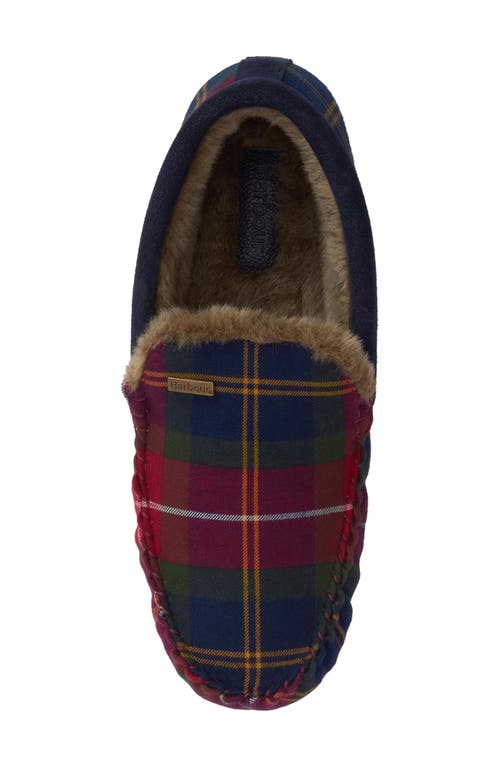 Barbour Monty Faux Fur Lined Slipper In Multi