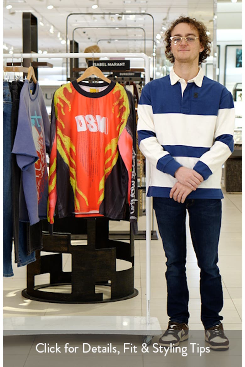 Flame Logo Detail Top (Nordstrom Exclusive) video