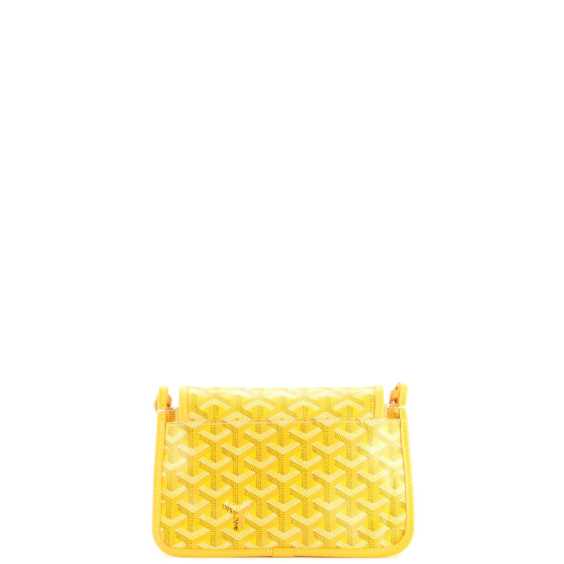 Plumet Clutch Wallet Coated Canvas, Alternate, color, Yellow
